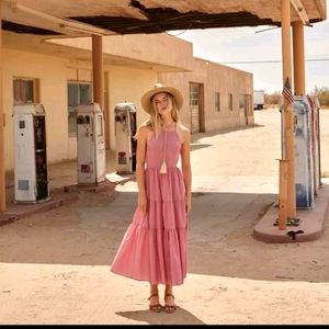 Christy Dawn Delphine dress size M, Cherry Gingham ***sold out online!***